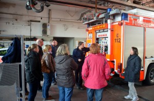 Feuerwehrspezifische Grundausbildung 2014 - Fahrzeughalle