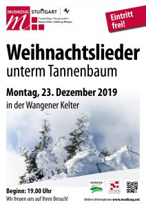 Weihnachtslieder unterm Tannenbaum 2019