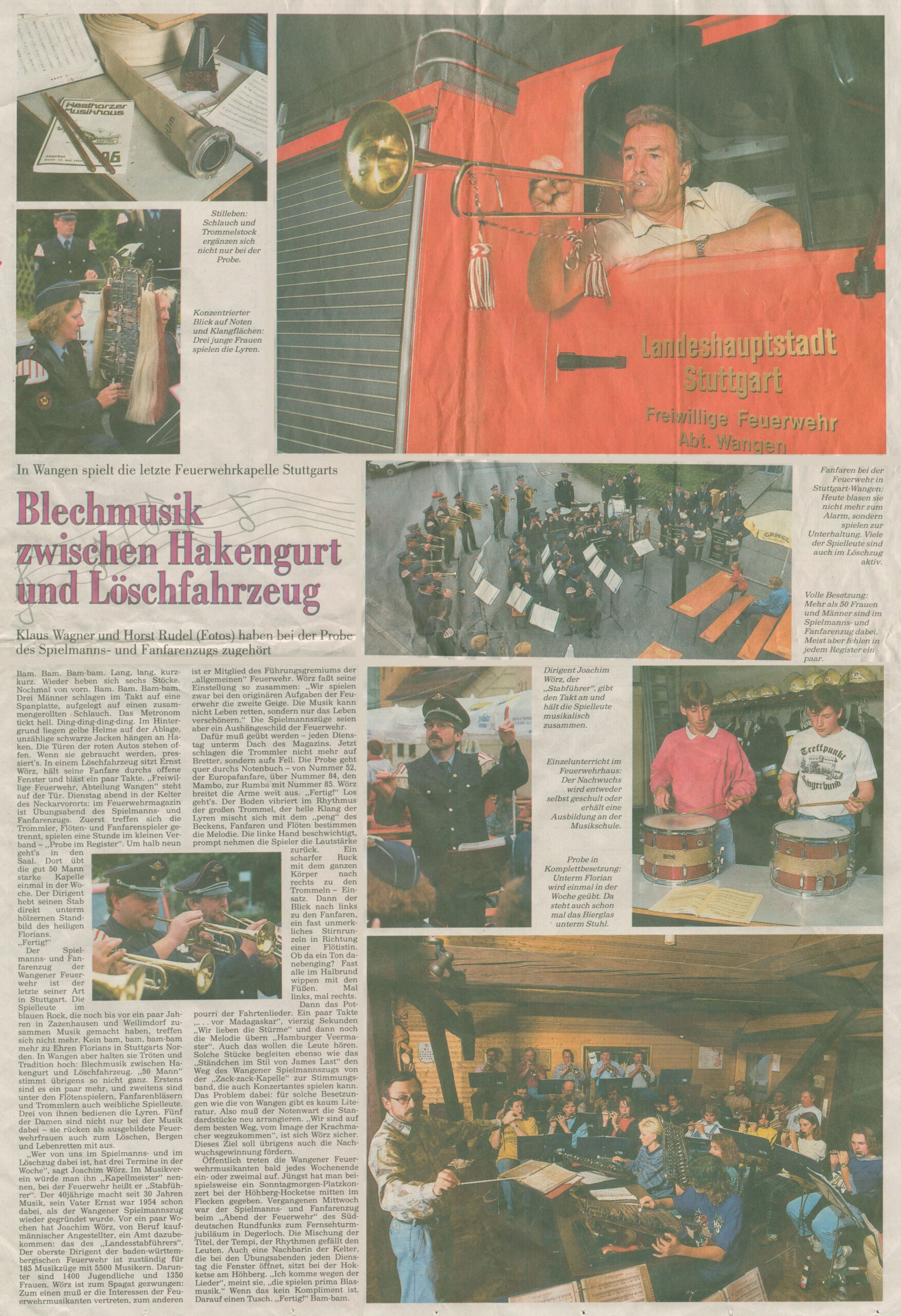 Zeitungsartikel | Quelle: Stuttgarter Zeitung vom 13. Juli 1996.